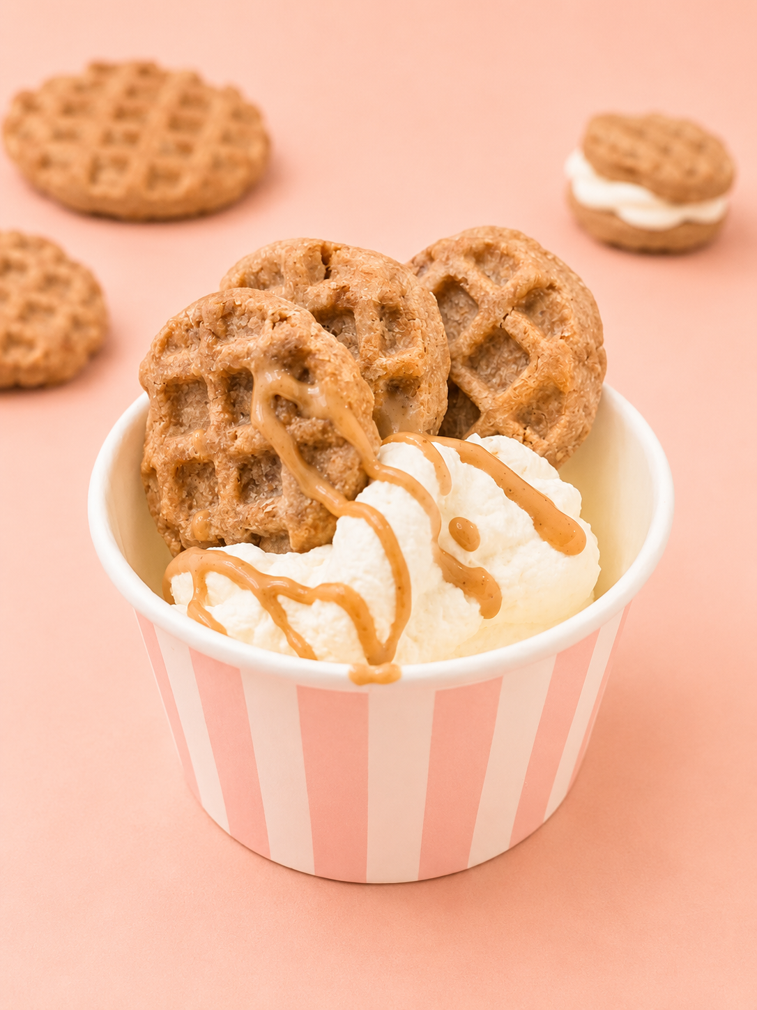 Loaded Pawffle cup